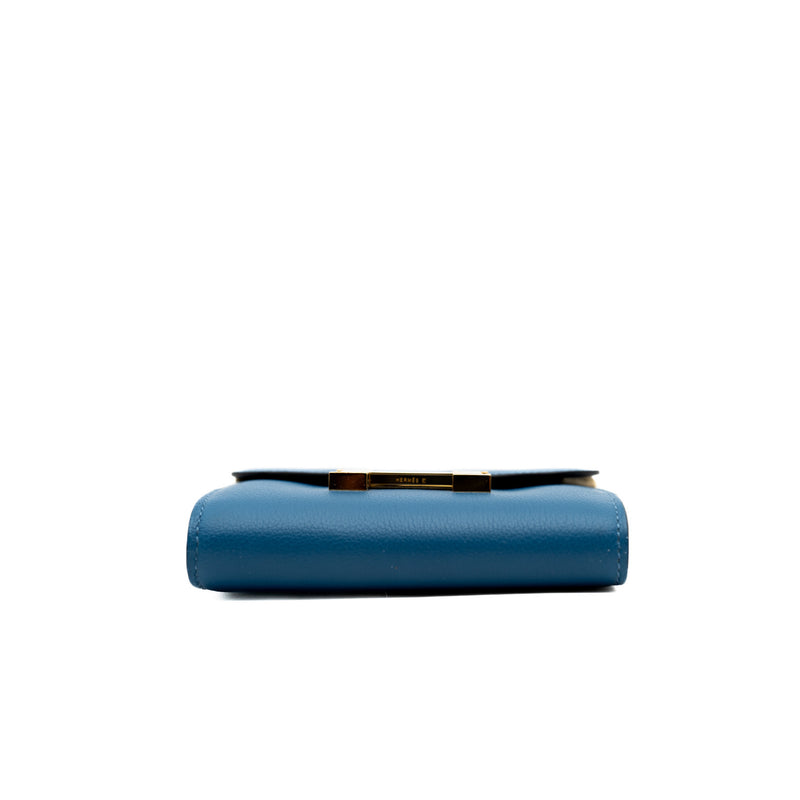 constance compact wallet blue evercolor ghw - L'UXE LINK