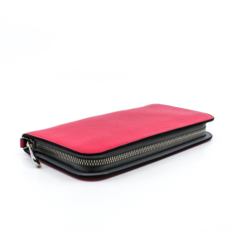 issimo long wallet pink with gray phw