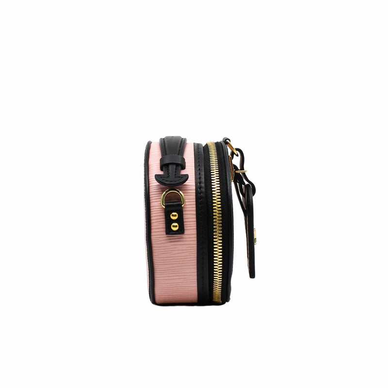 MINI BOÎTE CHAPEAU epi pink ghw - L'UXE LINK
