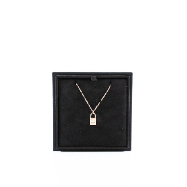 H lock diamond rghw necklace - L'UXE LINK