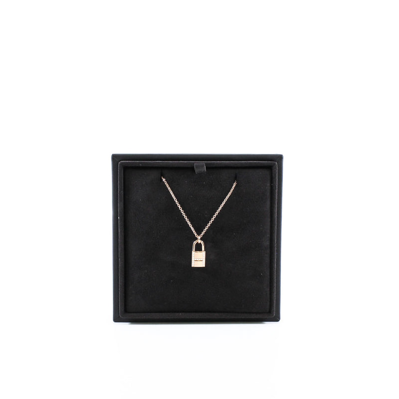 H lock diamond rghw necklace - L'UXE LINK