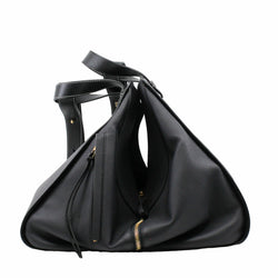Hammock shoulder bag Small leather navy ghw - L'UXE LINK