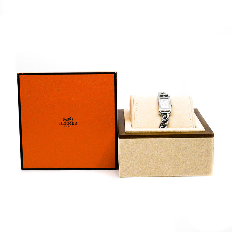 29mm Nantucket diamond watch in steel - L'UXE LINK