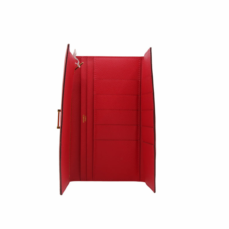 bearn wallet in 3 compartment red GHW