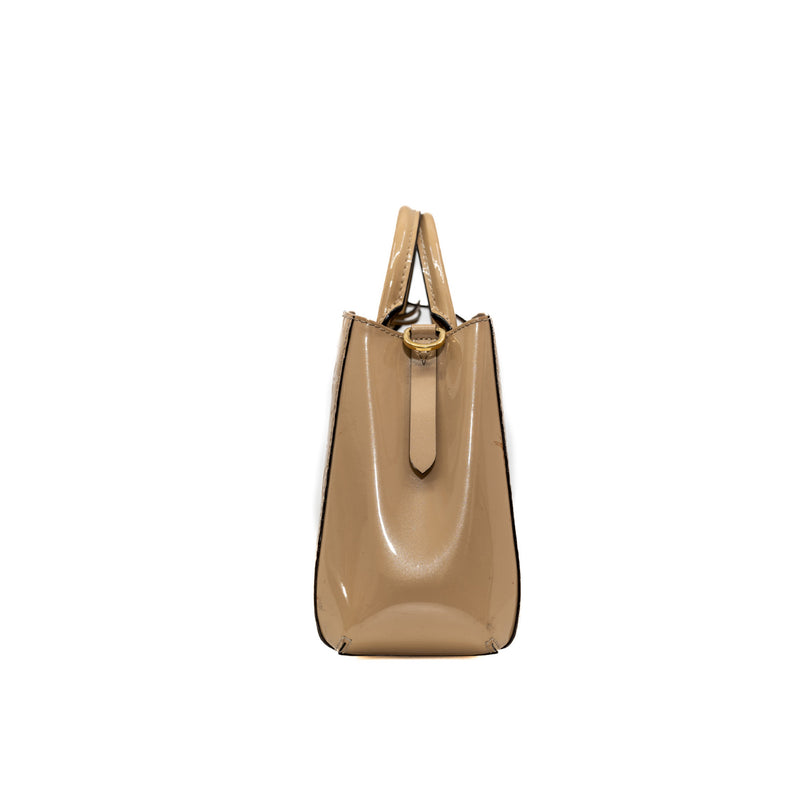 montaigne BB in patent beige ghw - L'UXE LINK
