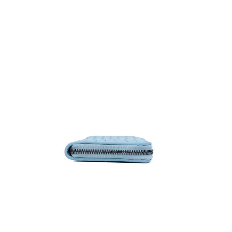 long wallet zippy blue