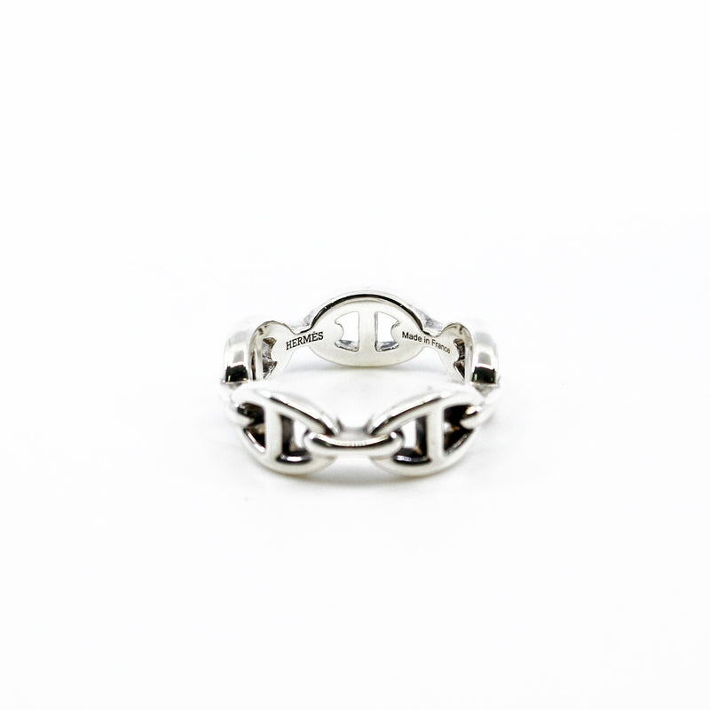 Chaine d'Ancre Enchainee  silver ring #55