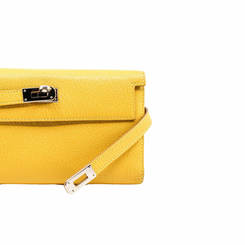 kelly long wallet lemon goat phw B stamp - L'UXE LINK