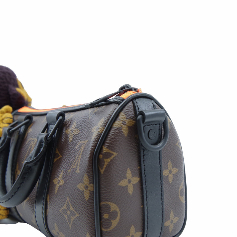 LOUIS VUITTON Monogram Monkey Puppet LV Friends Keepall XS 1111153