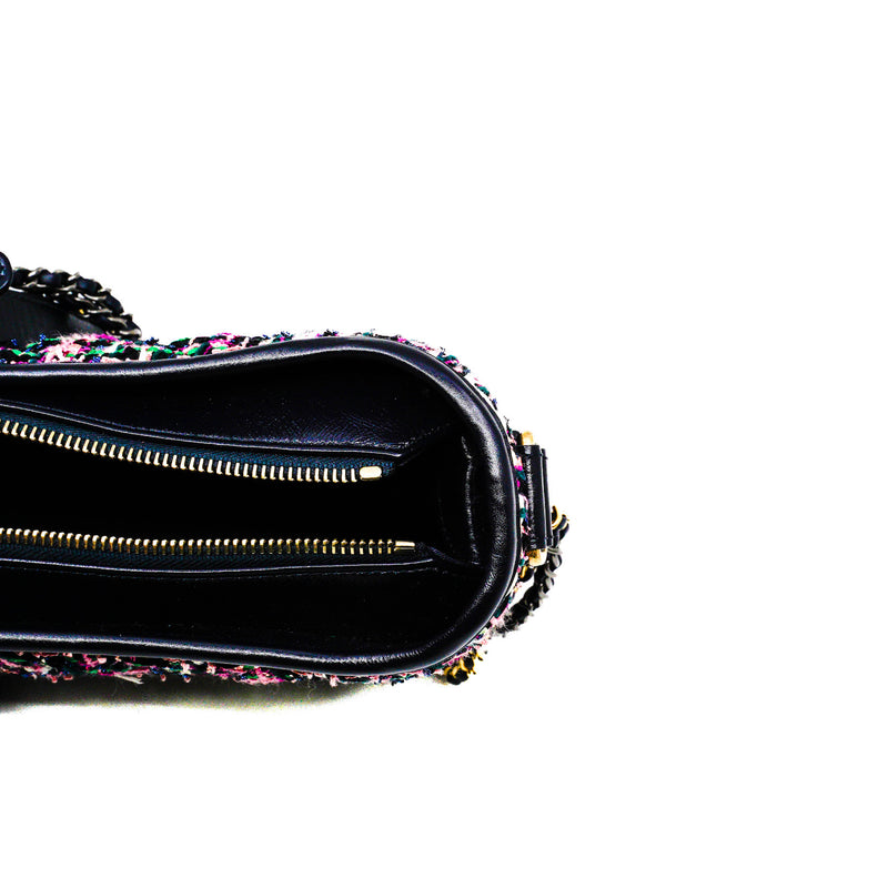 small gabrielle in tweed pink/black.white seri27