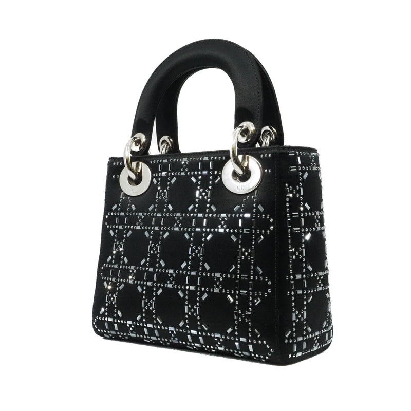mini lady with crystal in stain black phw 2016 - L'UXE LINK