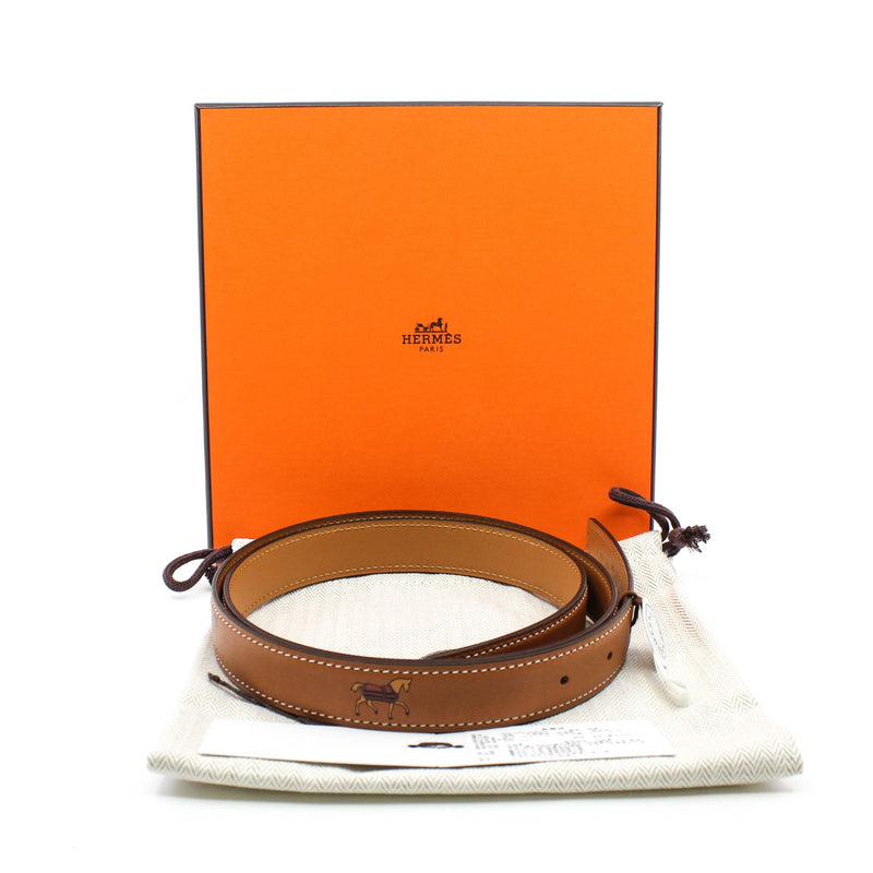 gold horse belt without buckle - L'UXE LINK