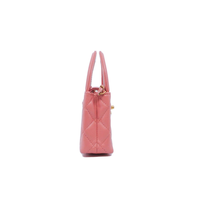nano kelly with top handle in nude pink ghw #HUUH