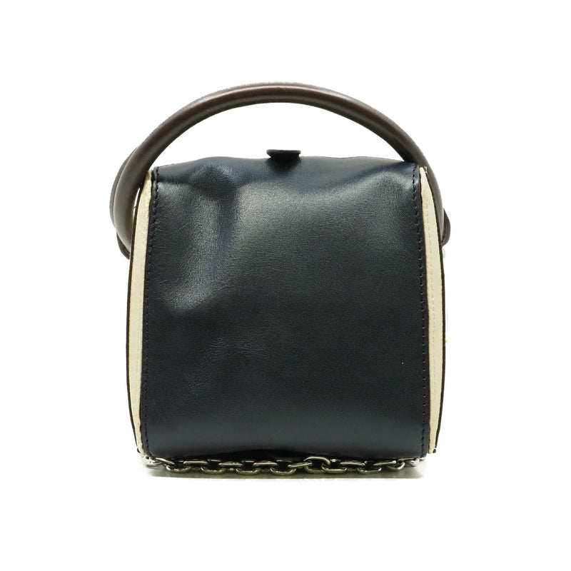 limited dice bag in leather black phw - L'UXE LINK