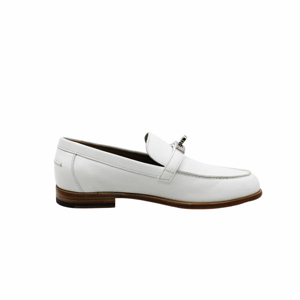 moccassins destin white loafer #37
