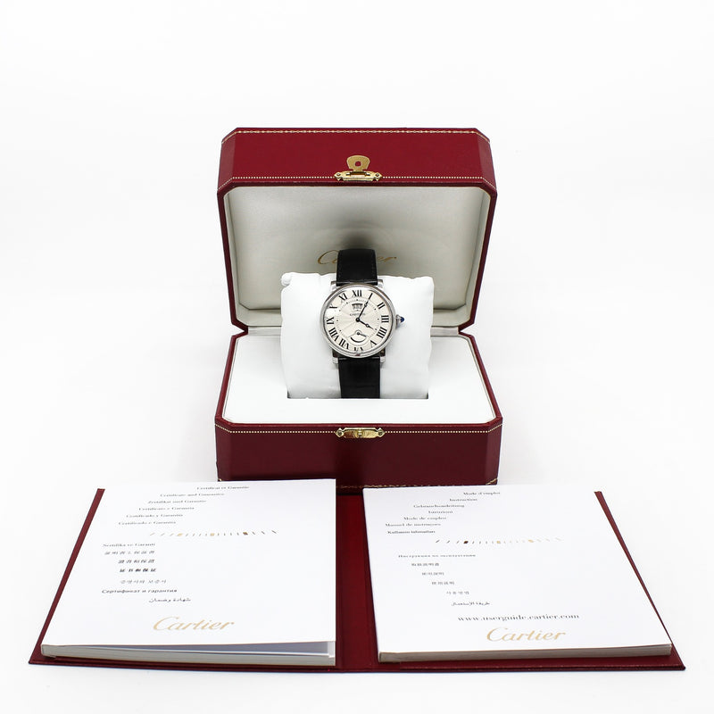 Rotonde de Cartier 40 mm W1556369 black band - L'UXE LINK