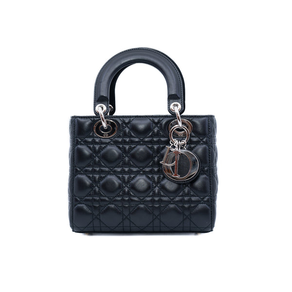 lady medium in lambskin black phw 2018