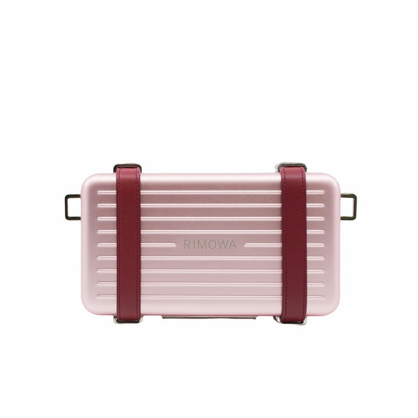 X RIMOWA PERSONAL CLUTCH ALUMINUM PHW - L'UXE LINK