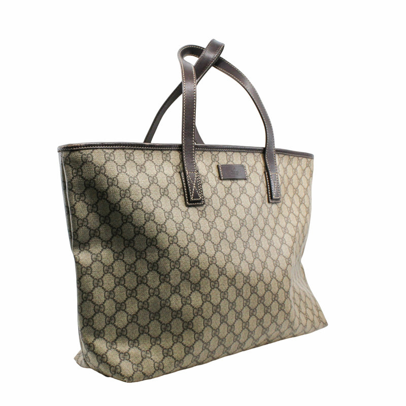 GG Supreme tote medium brown - L'UXE LINK