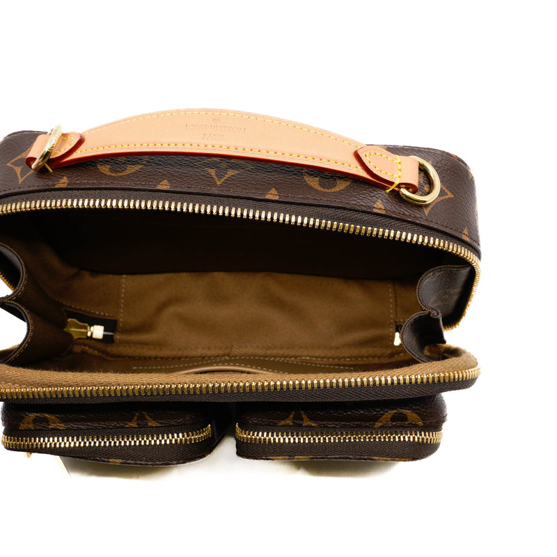 pocket side bag in monogram - L'UXE LINK