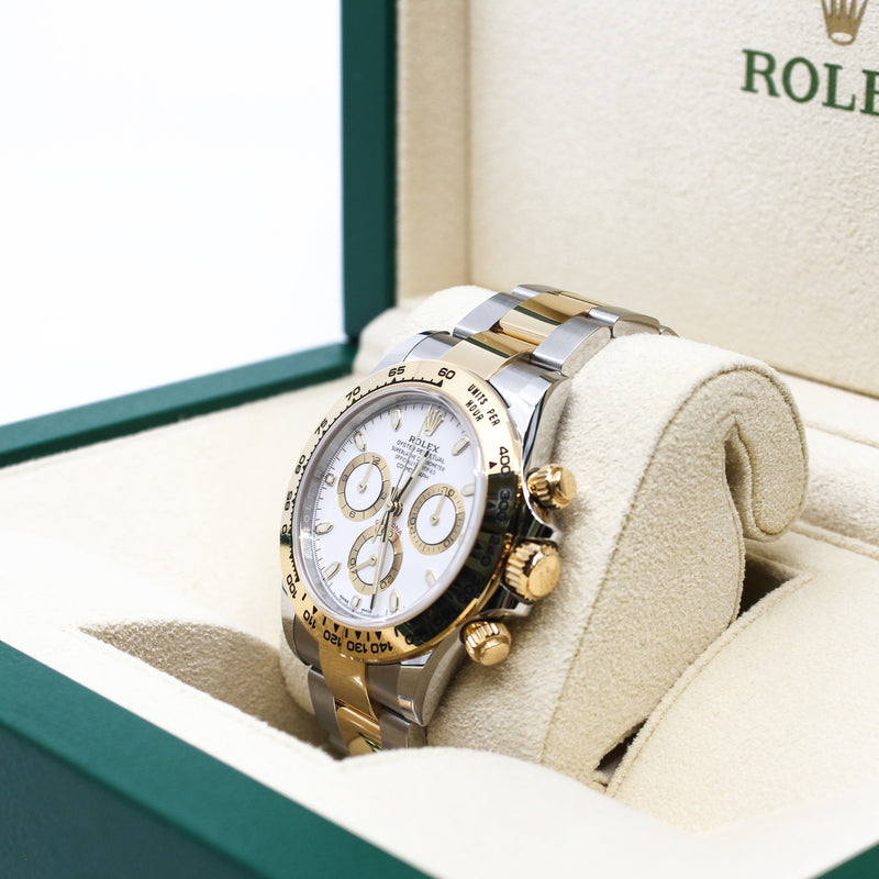 116503 cosmograph daytona 18k yellow gold with steel