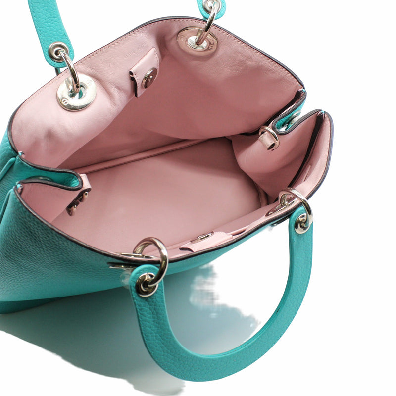 vip issimo medium calf skin blue phw - L'UXE LINK