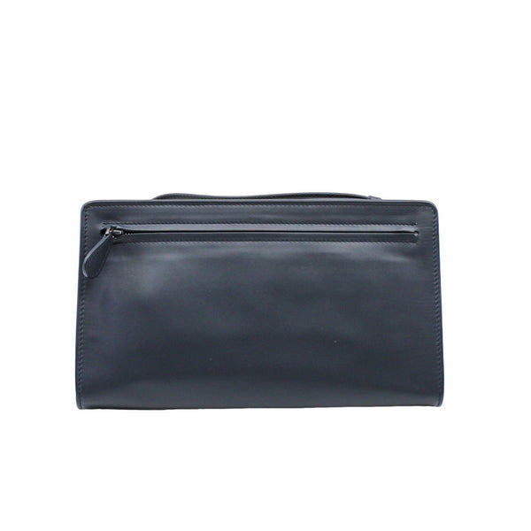 men clutch bag navy phw - L'UXE LINK