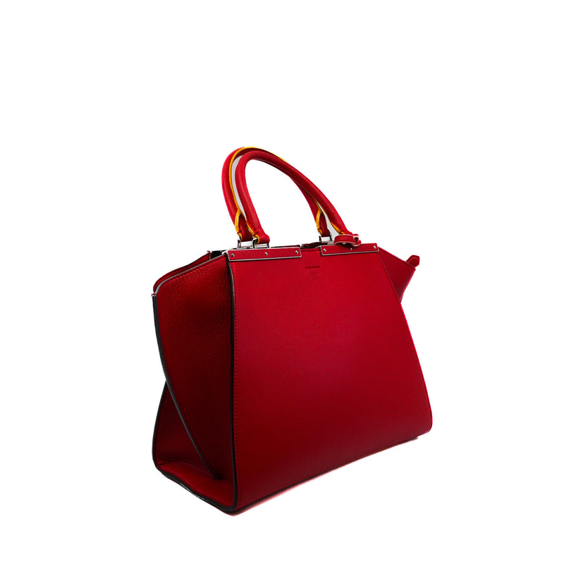 medium 2jours in leather red phw