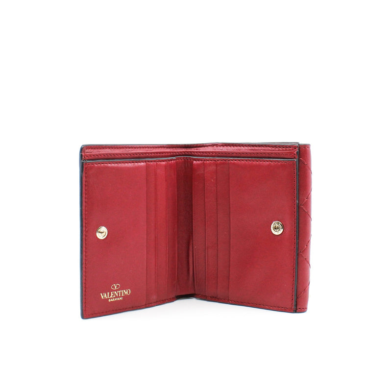 vt small red wallet rivet - L'UXE LINK