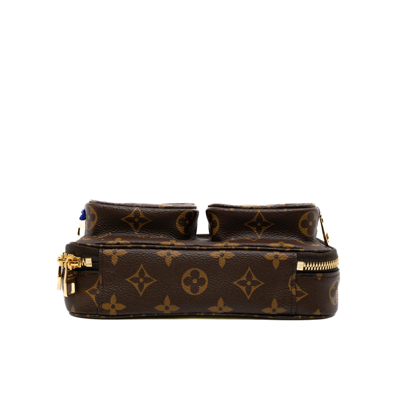 pocket side bag in monogram - L'UXE LINK