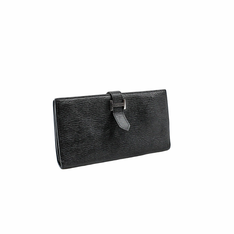 bearn wallet black phw c stamp - L'UXE LINK