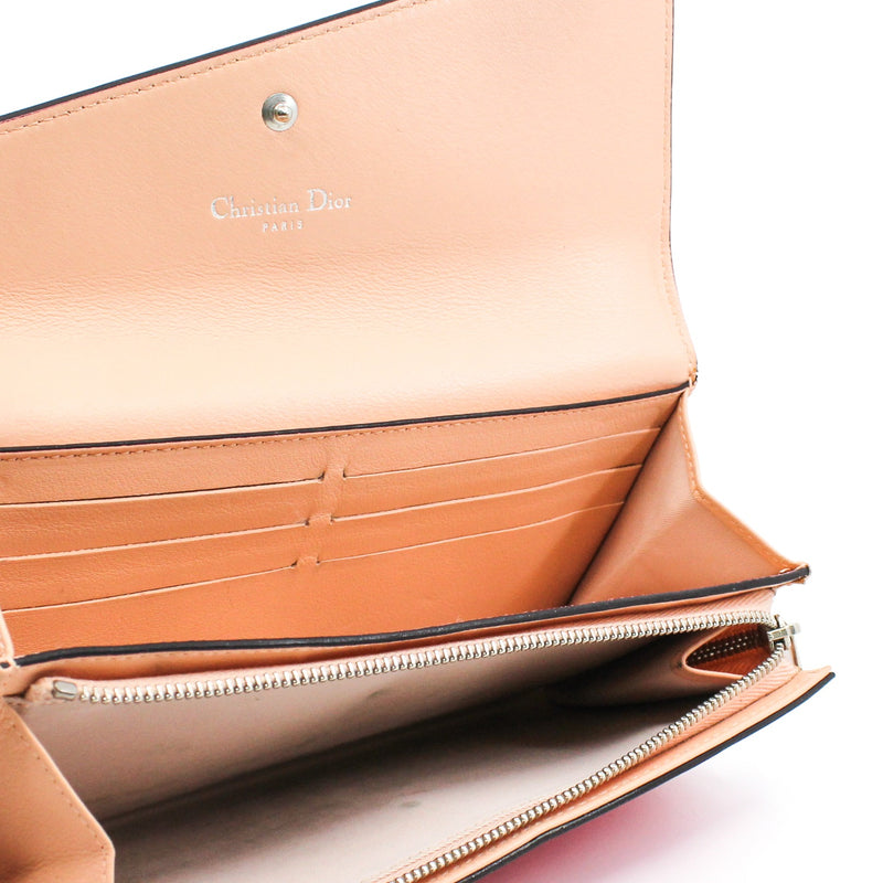 long flap wallet rose pink orange phw