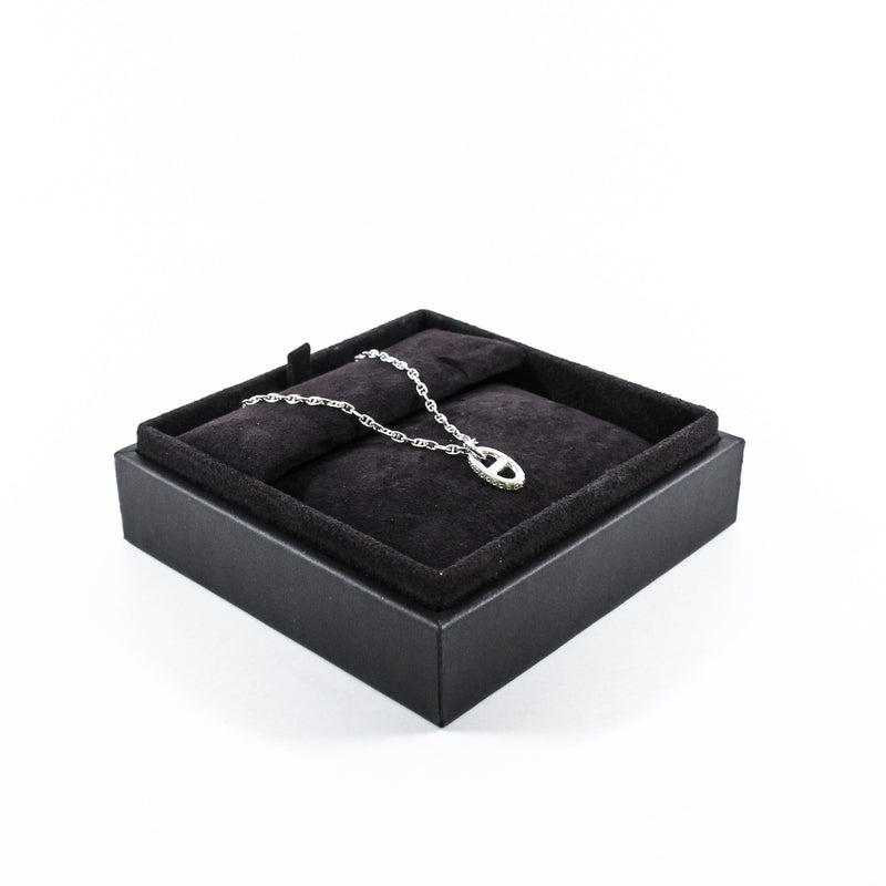 d'ancre diamond necklace in 18k wg