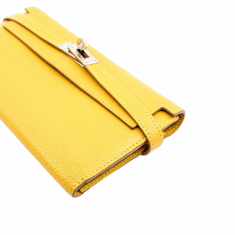 kelly long wallet lemon goat phw B stamp - L'UXE LINK