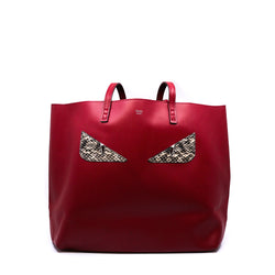 large red monster snake eyes tote - L'UXE LINK