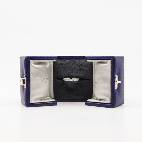 18k wg x half diamonds ring #49 - L'UXE LINK