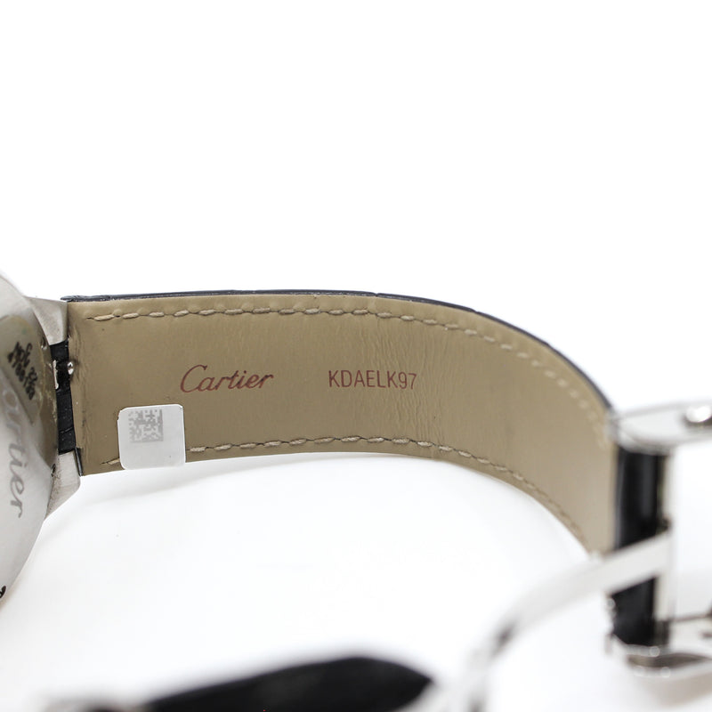 BALLON BLEU DE CARTIER WATCH 40MM, AUTOMATIC MOVEMENT, STEEL, LEATHER - L'UXE LINK