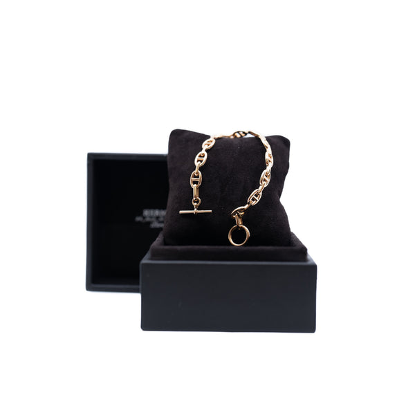 d'ancre enchainee bracelet in 18k rg