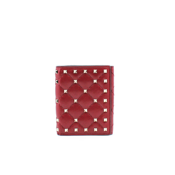 vt small red wallet rivet - L'UXE LINK
