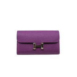 constance long wallet epsom purple phw T stamp