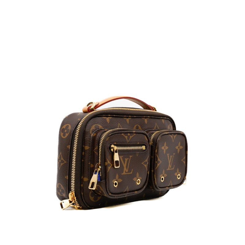 pocket side bag in monogram - L'UXE LINK