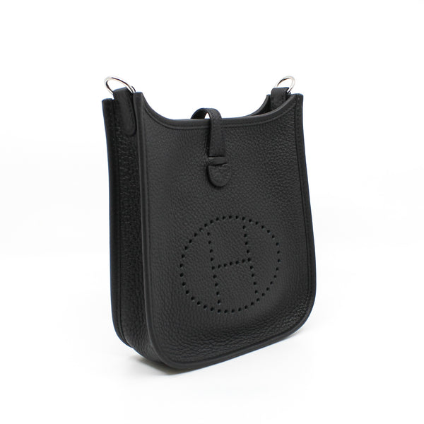 mini evelyn tc black phw u stamp - L'UXE LINK