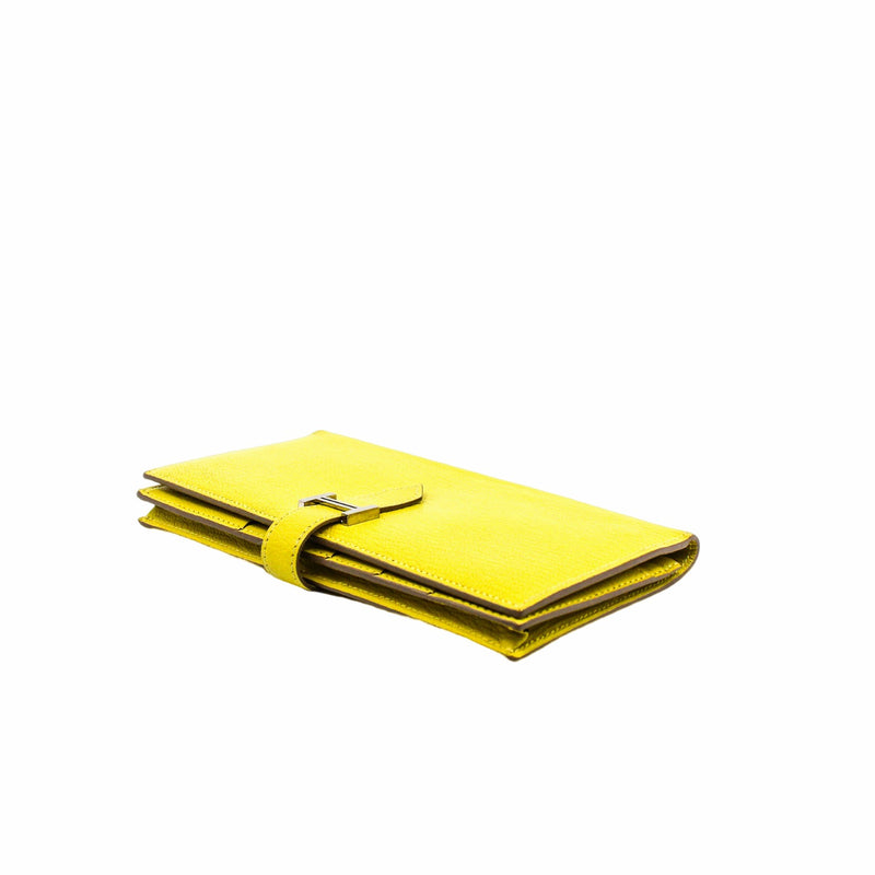 bearn  long wallet lemon yellow  phw x stamp