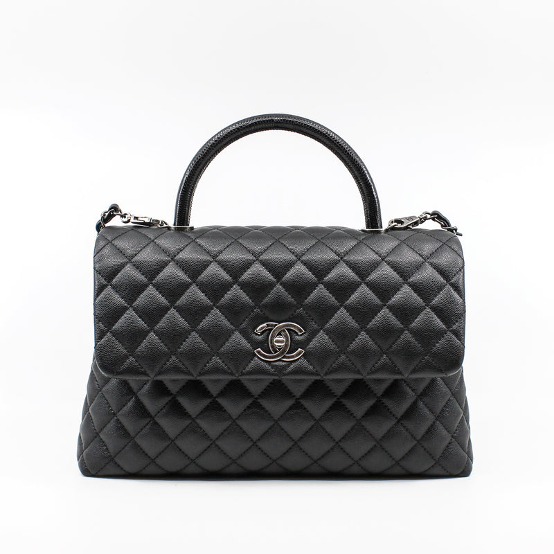coco handle medium lizerd black  seri23