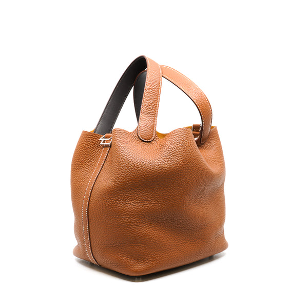 picotin 22cm tc gold mix navy phw Y stamp - L'UXE LINK