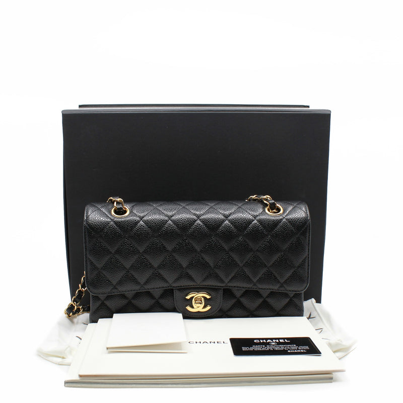 cf medium black caviar ghw seri 31 - L'UXE LINK