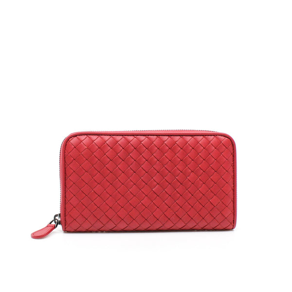 long wallet zippy  red  phw - L'UXE LINK