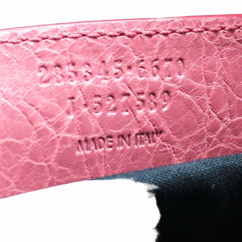 CITY HANDBAG LEATHER PINK