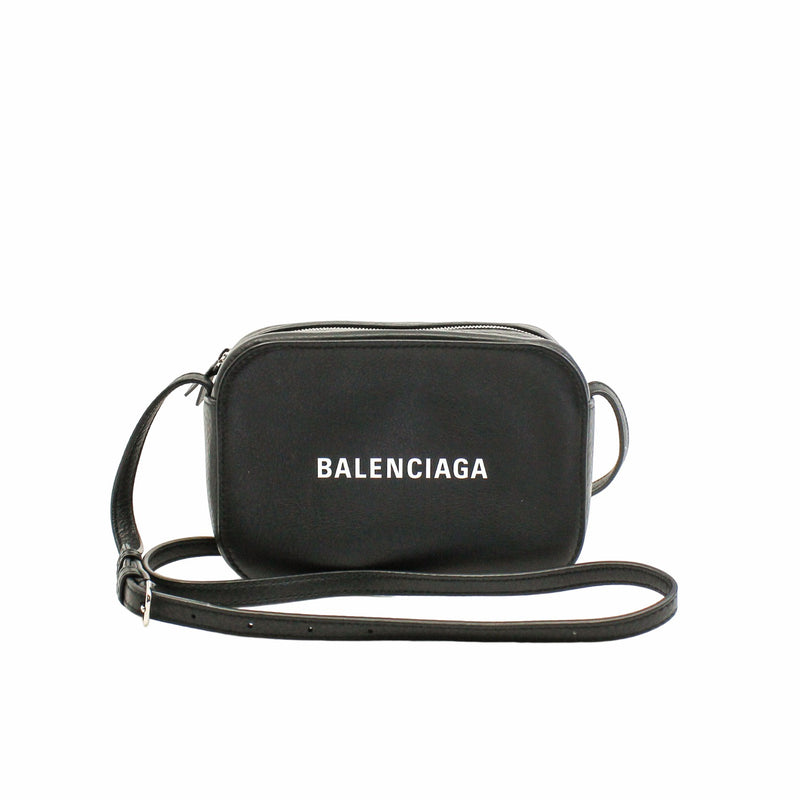 Everyday camera bag xs leather black phw - L'UXE LINK