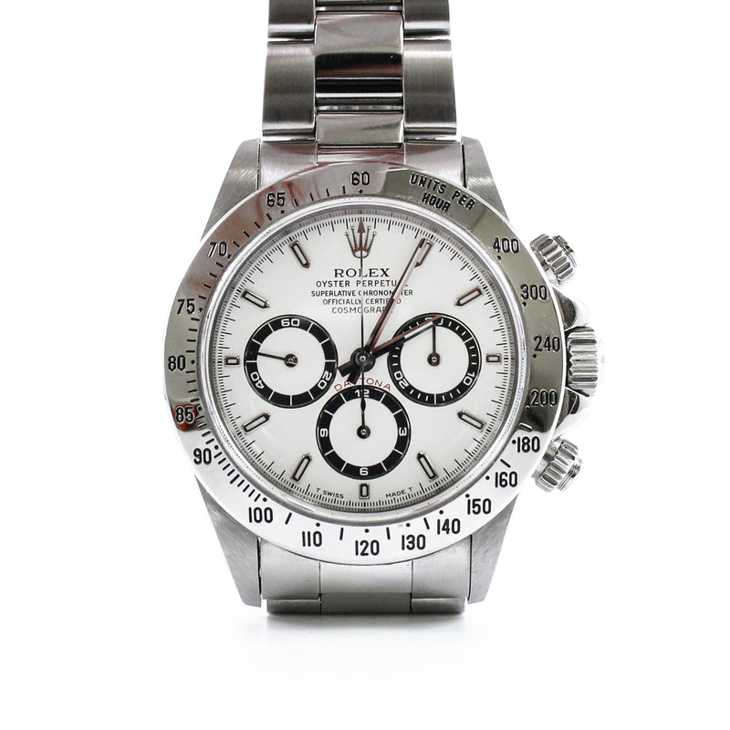 16520 Daytona Zenith White Dial A-Series Papers ca. 1997